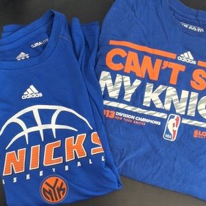 BUNDLE: New York Knicks Short Sleeve Shirts (x2)